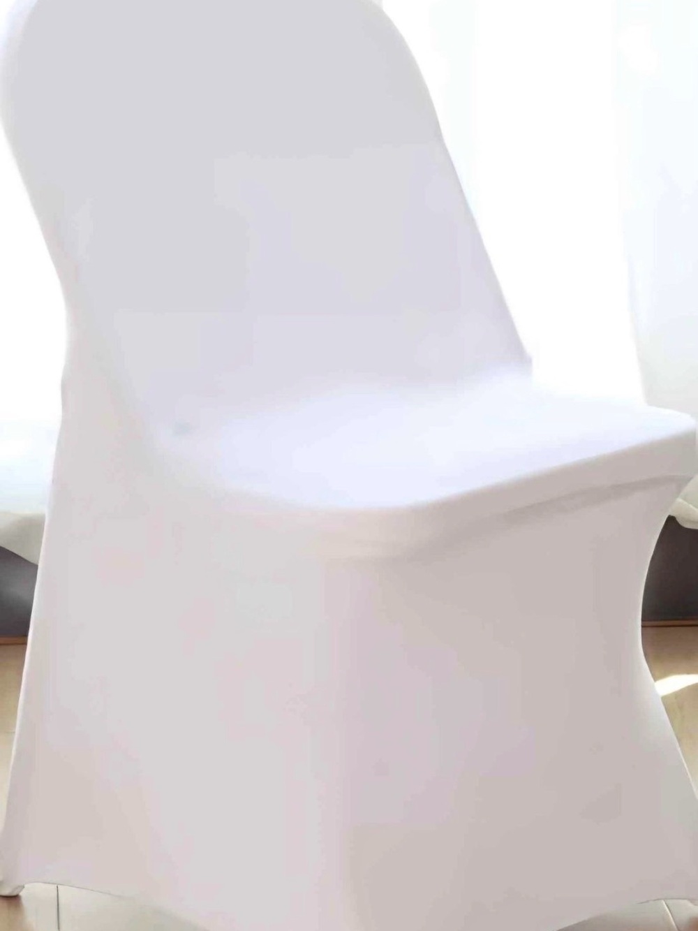 200- #NWT White Stretch Chair Cover for Dining Chairs - Brand